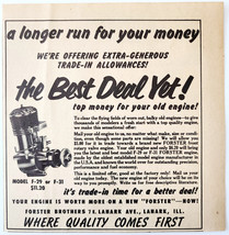 1974 Forster Brothers Airplane Model Supply Advertisement Aviation Kits ... - $19.99