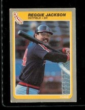 Vintage 1985 Fleer Baseball Trading Card #303 Reggie Jackson Anaheim Angels - £7.86 GBP