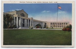 OAKLAND TECHNICAL SCHOOL~OAKLAND,CALIFORNIA~20&#39;S?  POSTCARD - $14.17