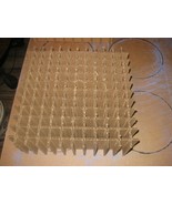 Cardboard Dividers 5 Sets 12" X 12" X 2" High 100 cell A 12-2-11 - $8.91
