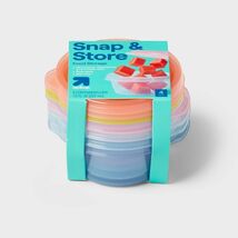 up&amp;up Round Food Storage Container 7.5oz 4pk Multicolor Polypropylene - $200.11 MXN