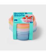 up&amp;up Round Food Storage Container 7.5oz 4pk Multicolor Polypropylene - $200.11 MXN