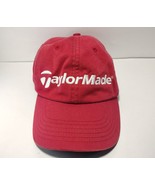 TaylorMade Baseball Cap Hat Men&#39;s Adjustable Strapback Red 2003 - $5.74