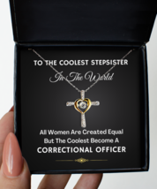 Necklace Present For Correctional Officer Stepsister - Jewelry Cross Pendant  - £39.50 GBP