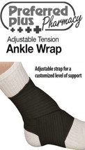 Preffered Plus+ Adjustable Tension Ankle Wrap, (Size: M) Black - $364.15 MXN