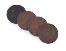 1867-1916 Italy 2 Centesimi Coin Lot of 4 - £49.42 GBP