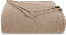 Beige Twin Martex Blanket - £24.51 GBP
