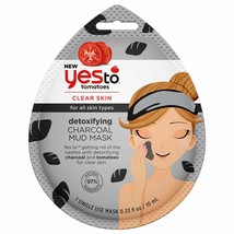 Yes To Tomatoes Detoxifying Charcaol Mud Mask - Single Use | For Acne with Salic - £12.78 GBP