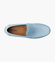 Stacy Adams Conroy Moc Toe Perf Slip-On Casual Shoes Light Blue  25702-459 image 4