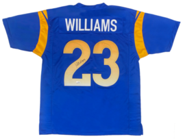 Kyren Williams Autographed Los Angeles Rams Custom Jersey Beckett - £138.11 GBP