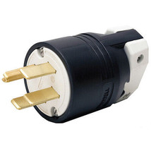 4 Wire Industrial Straight Blade Plug 125/250Vac 50A - £107.10 GBP