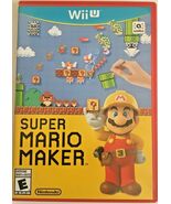 Super Mario Maker: Nintendo Wii U: GAME AND CASE: Platformer, Creation - $14.84