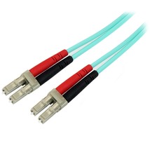 StarTech.com 3m (10ft) LC/UPC OM4 Multimode Fiber Optic Cable, 50/125, 100G, Low - $27.51+