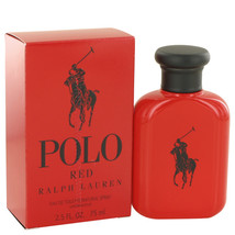 Polo Red by Ralph Lauren Eau De Toilette Spray 2.5 oz - £63.35 GBP