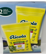 Ricola Lemon Mint Herb Throat Cough Drops 2-Pack x 105ct Eucalyptus Fres... - $53.95 CAD