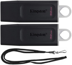 2 Pack Kingston 32GB DataTraveler Exodi 100MB/s USB 3.2 Flash Drive DTX/32GB - £22.13 GBP