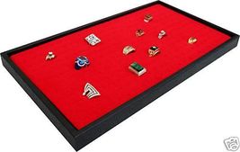 144 RED RING JEWELRY DISPLAY CASE ORGNIZER INSERT NEW - €16,35 EUR