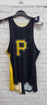 Pittsburgh Pirates MLB Womens Gold Black Split Back Tank Top M NWT - £3.97 GBP