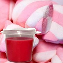 Pink Marshmallows Scented Soy Wax Candle Melts Shot Pots, Vegan, Hand Poured - £12.75 GBP+