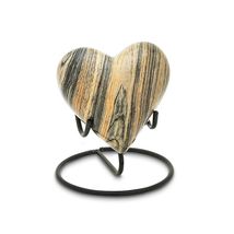 Weathered Woody 3 Cubic Inches Heart Keepsake Funeral Cremation Urn For ... - $59.99