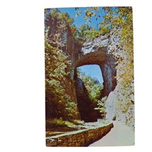 Postcard Natural Bridge Virginia Seven Natural Wonders Of The World Chrome - £5.46 GBP