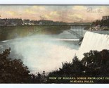 Vista Da Capra Isola Niagara Falls New York Ny DB Cartolina Q2 - $4.04