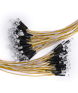 100Pcs 5MM Pre Wired 12V Warm White LED Diodes, 9.4 Inch/24Cm Ultra Brig... - $291.26 MXN