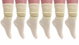 AWS/American Made Cotton Lightweight Slouch Socks for Women Extra Thin Socks Siz - £13.52 GBP
