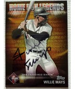 Willie Mays Autographed Signed 2012 Topps HR Legends Baseball Card - San... - €65,06 EUR