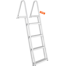 VEVOR Dock Ladder, Removable 4 Steps, 350 lbs Load Capacity with 4'' Wid... - $98.99