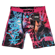 PSD Kings Men&#39;s Size Medium Underwear Boxer Briefs Blue Pink Dobermann - £17.68 GBP