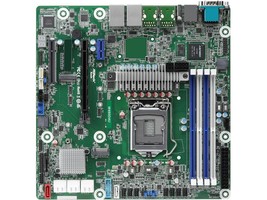 AsRock Rack W480D4U mATX Server Motherboard Intel  LGA 1200 Xeon W-1200 ... - £431.85 GBP