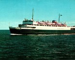 Steamship MVS Abegweit Ice Breaker Boat Ship UNP Chrome Postcard A3 - $5.08