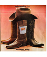 1968 Wrangler Western Wear Advertisement Leather Boots Rio Arroyo Semino... - $462.01 MXN