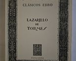 Clasicos Ebro Lazarillo De Tormes - $25.01