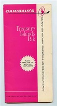 Caribair&#39;s Treasure Island Pak &amp; A H Riise Brochure US Virgin Islands 19... - £18.96 GBP