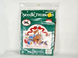 New Needle Treasures BEARLY CHRISTMAS PLAQUE  Needlepoint Kit with Ornament - $39.99