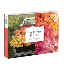 Galison Floret Farm&#39;s Cut Flower Garden 500 Piece Double Sided Jigsaw Pu... - $10.74