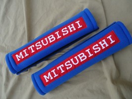 Universal For Mitsubishi Racing Seat Belt Shoulder Pads Set Blue Red 3P ... - $256.01 MXN