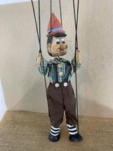 Handmade 16&quot; Wood Pinocchio String Puppet Marionette - $28.71