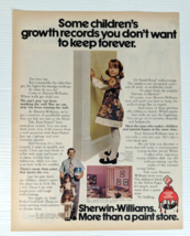 vintage 1971 Sherwin-Williams Paint store PRINT AD father daughter decorating rm - £11.86 GBP