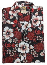 VTG Winnie Fashion Hawaiian Aloha Shirt Hibiscus Tropical Cotton Men L M... - £23.37 GBP