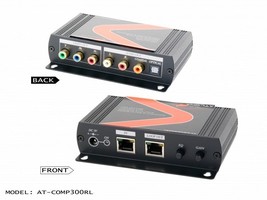 1x2 Component Video / Audio CAT5 Extender-Receiver AT-COMP300RL 1080P 10... - £72.82 GBP