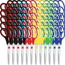 60 Pcs Scissors Bulk 8&quot; Scissors School Scissors Comfort Grip Handles Fa... - $79.99