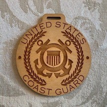 Brand New Personalized Wooden Medal Ornament Coaster -United States Coas... - $19.99