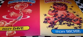 1 Used 1985 Topps GPK Garbage Pail Kids Itchy Richie Dizzy Dave Pocket Folder - £11.95 GBP