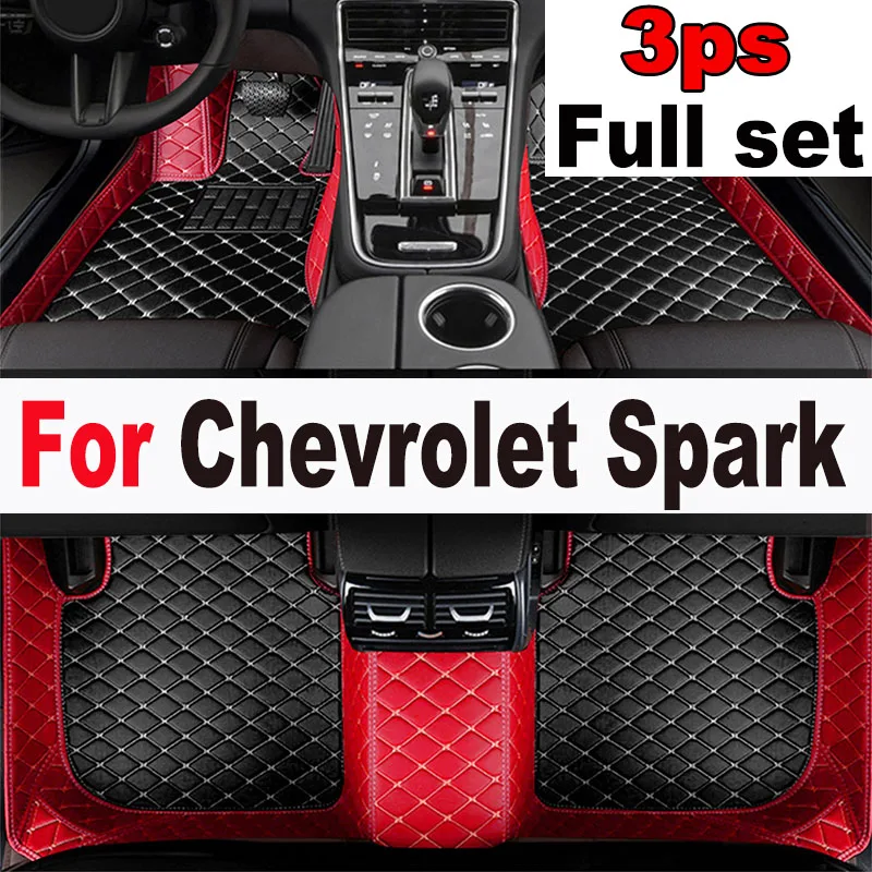 Car Floor Mats For Chevrolet Holden Spark M400 2016~2019 Leather Mat Non... - £71.03 GBP+