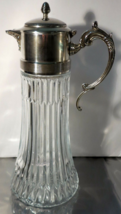 Vintage Silver Plated 14&quot; Wine Carafe Chiller / Pitcher with Ice Core BP... - $35.61