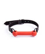PU Leather Bondage with Silicone Mouth Gag 2 Color - $20.00