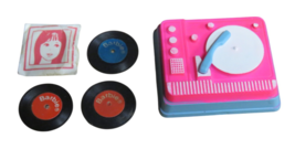 Vintage FRANCIE Pink Record Player &amp; Records w/ SCARCE Record Paper Sleeve - $5,440.25 MXN